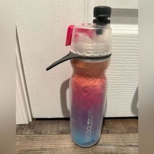 O2cool Mist N Sip Gradient Water Bottle - Pink Orange Blue